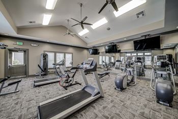 Our fitness center is equipped with state of the art equipment including cardio machines and weights